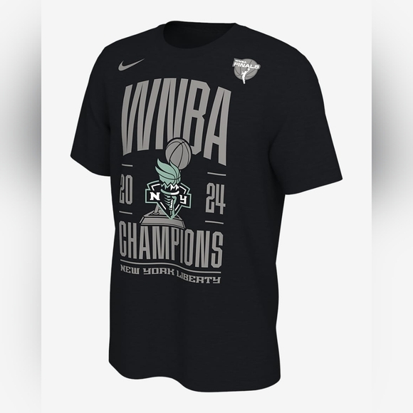 Nike 2024 WNBA New York Liberty Champions Tee XXL NWOT - Picture 1 of 6